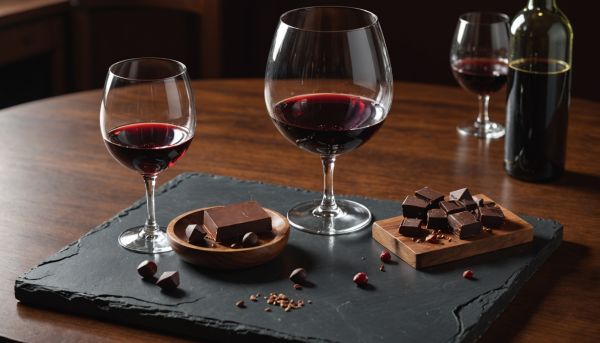 Pourquoi le chocolat noir exige un vin rouge puissant et riche